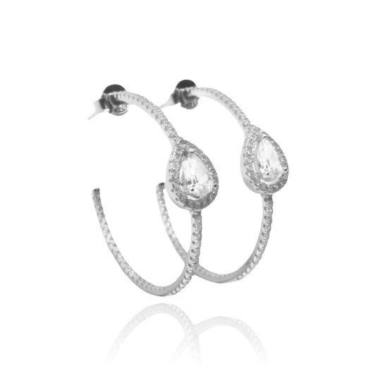 Boucles d’oreilles Mayane silver