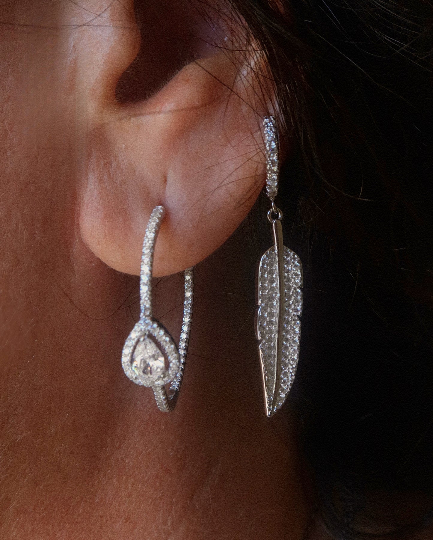 Boucles d’oreilles Mayane silver