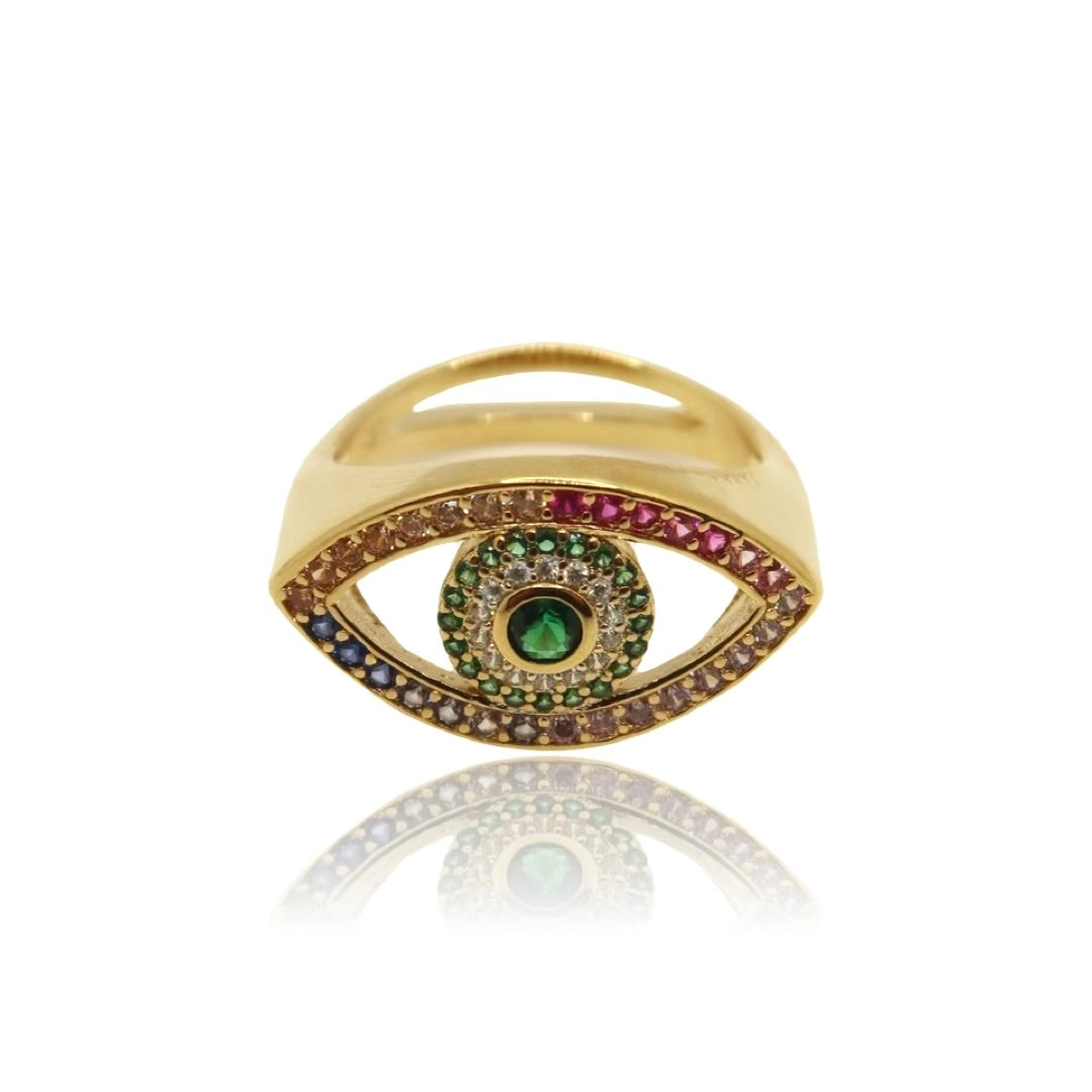 Bague Chiara Multicolor & Gold