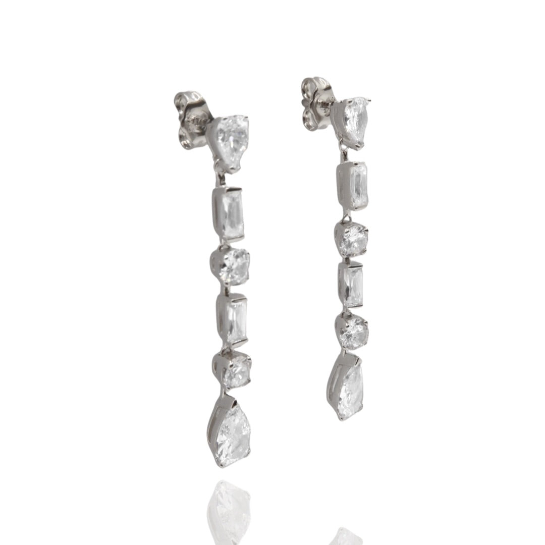 Boucles d’oreilles Noia silver