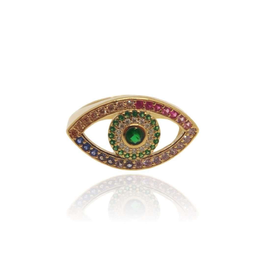 Bague Chiara Multicolor & Gold