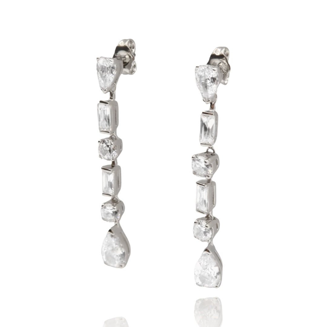 Boucles d’oreilles Noia silver