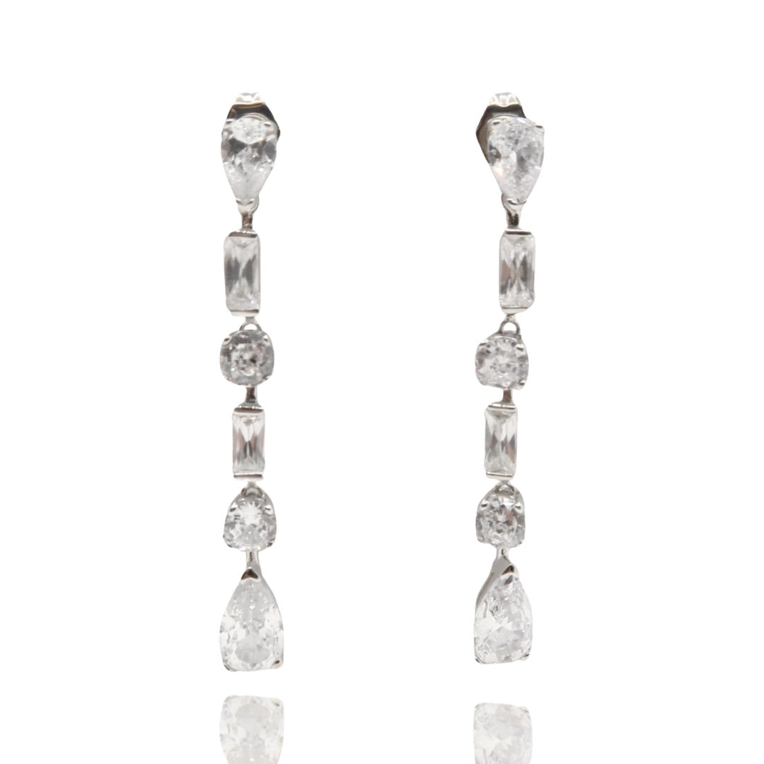 Boucles d’oreilles Noia silver