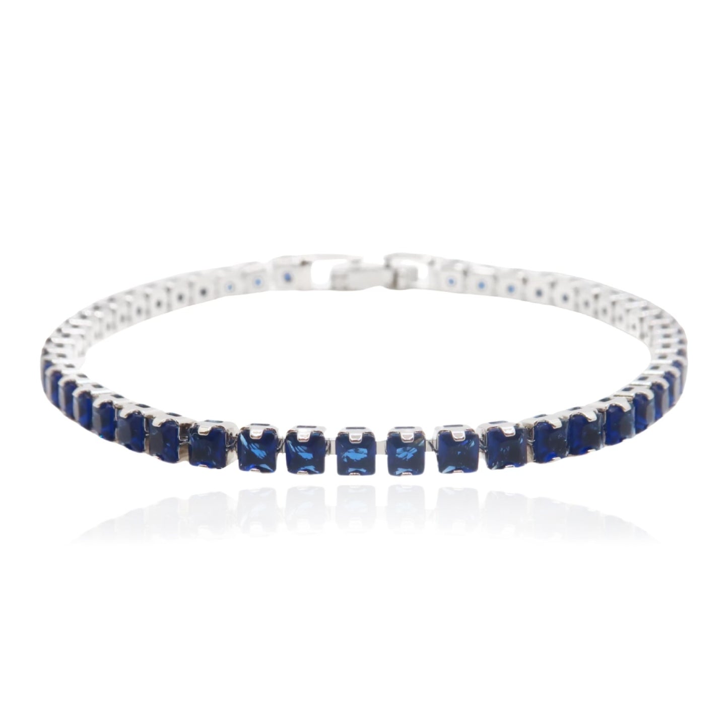 Bracelet Gia rivière silver & blue