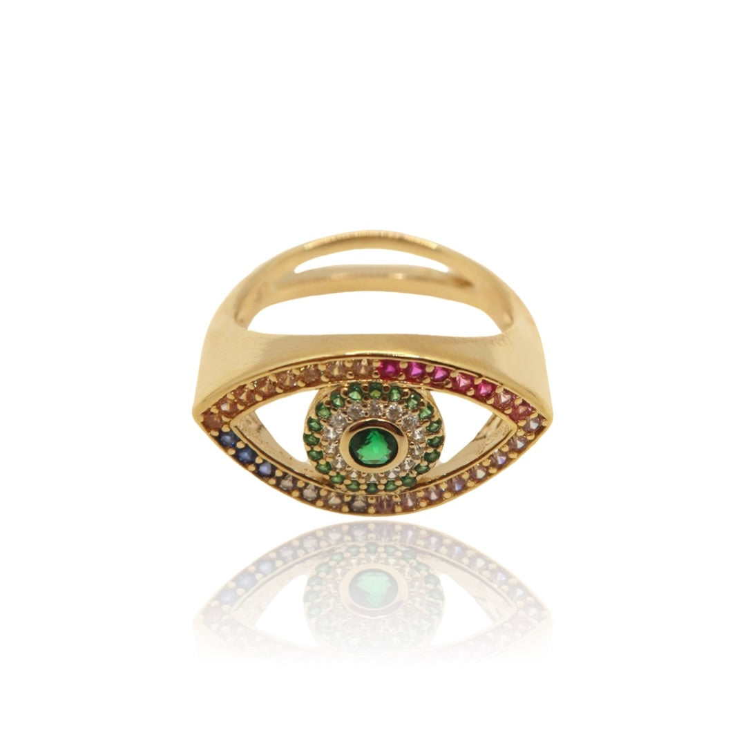 Bague Chiara Multicolor & Gold