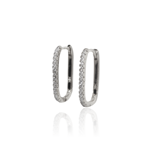 Boucles d’oreilles Maya silver