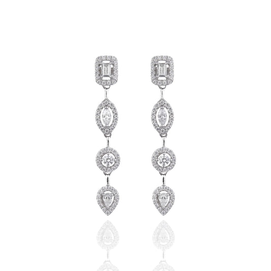 Boucles d’oreilles Serena silver