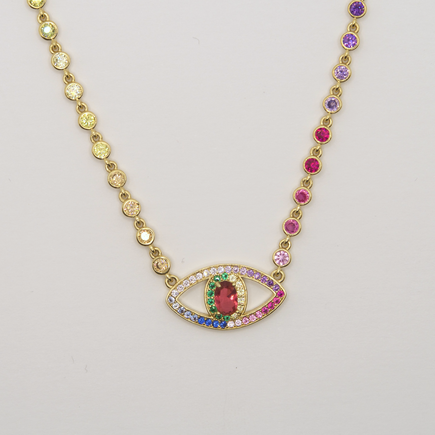 Collier Chiara rainbow gold